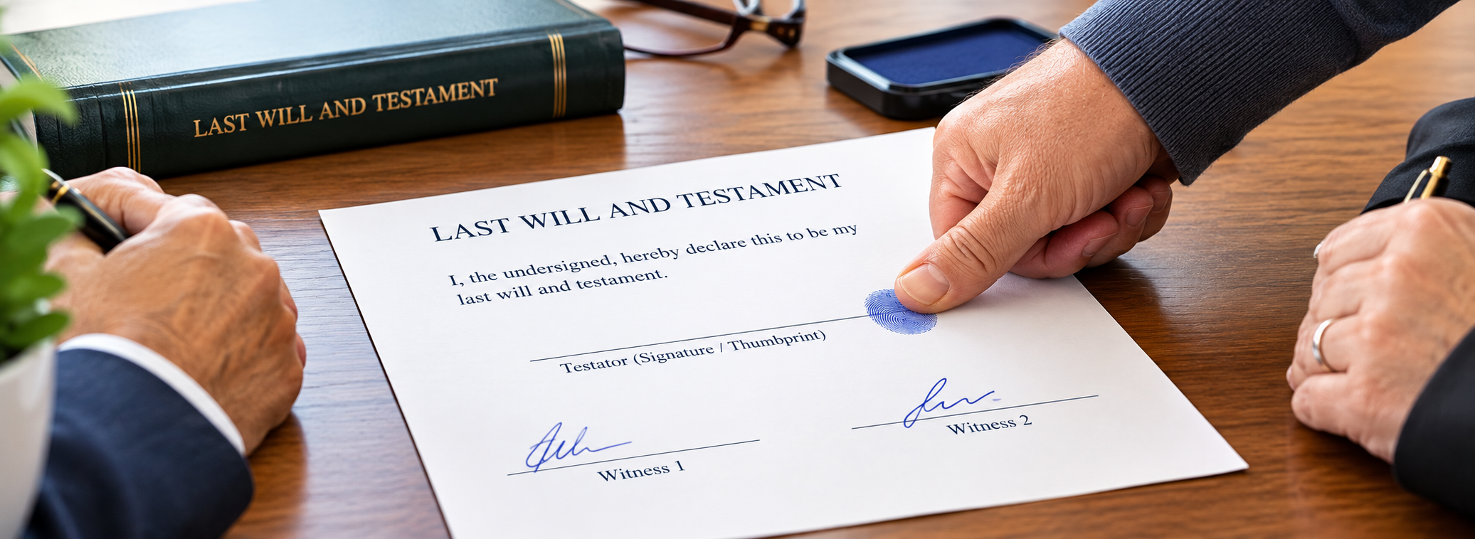 sign with thumb print